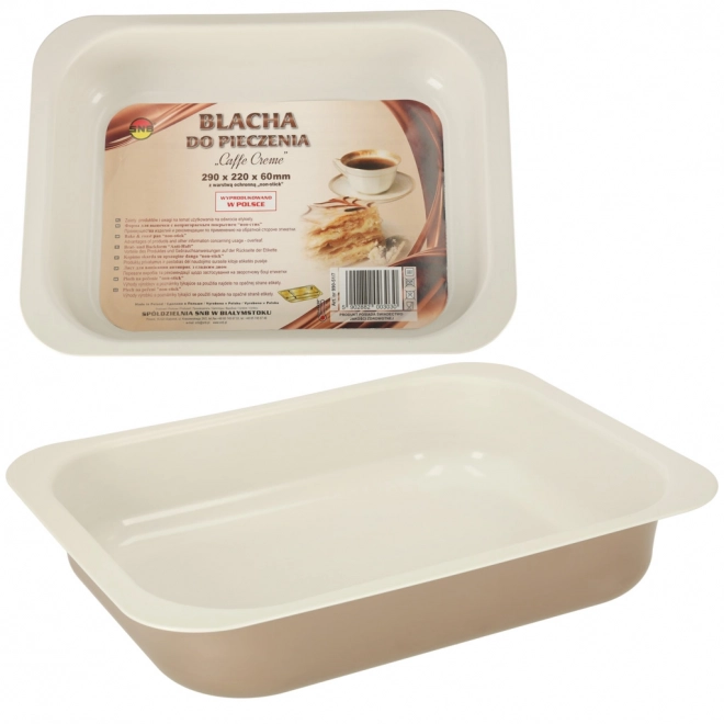 Teglia antiaderente caffe creme