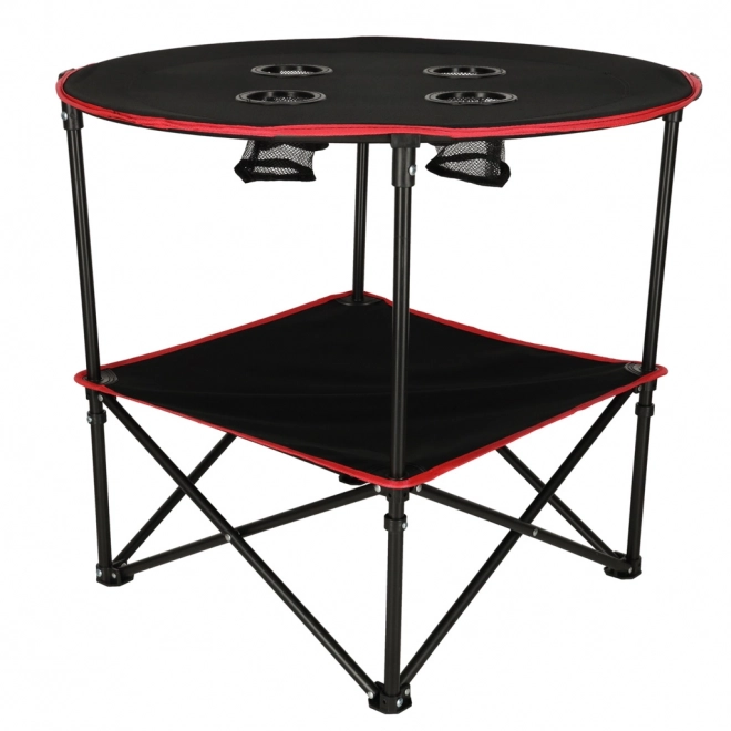 Folding Camping Table with Case Black