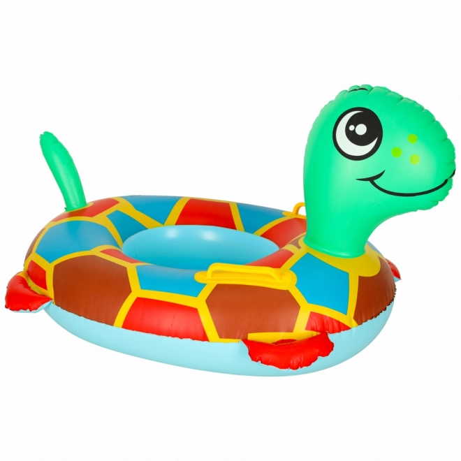 Inflatable Turtle Float with Seat for Babies