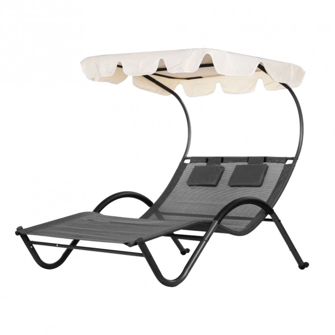 Garden Lounger with Canopy, Swing, Hammock