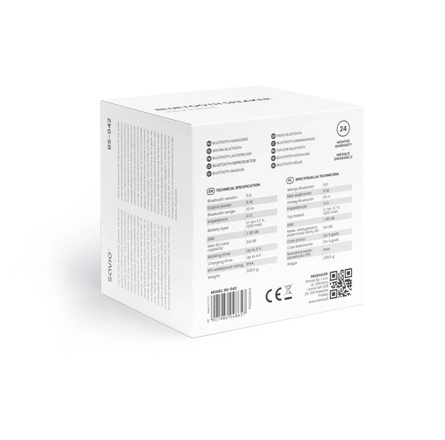 Wireless Bluetooth Speaker 5W Blue