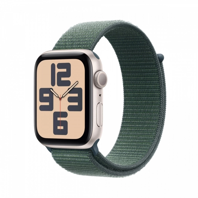 Apple Watch SE GPS 40 mm aluminiumkasse med Sport-rem i farven Mountain Lake