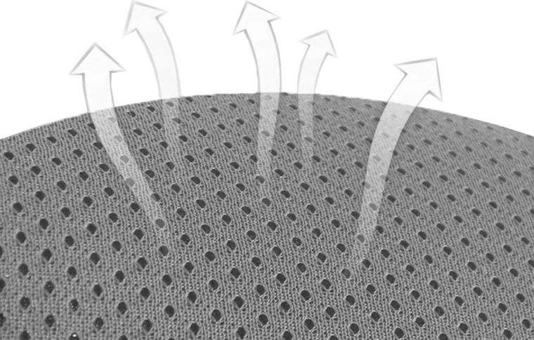 Rete 3D traspirante per comfort tutto il giorno
