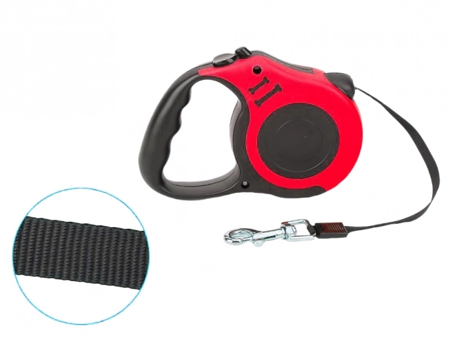 Automatisk hundesnor – Rød