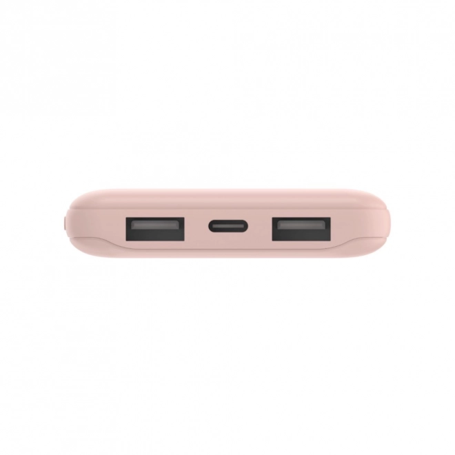 Powerbank 10 000mAh USB A e C 15W oro rosa