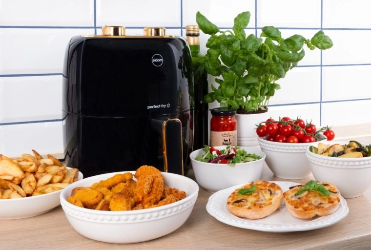 Healthy frying with 360° hot air