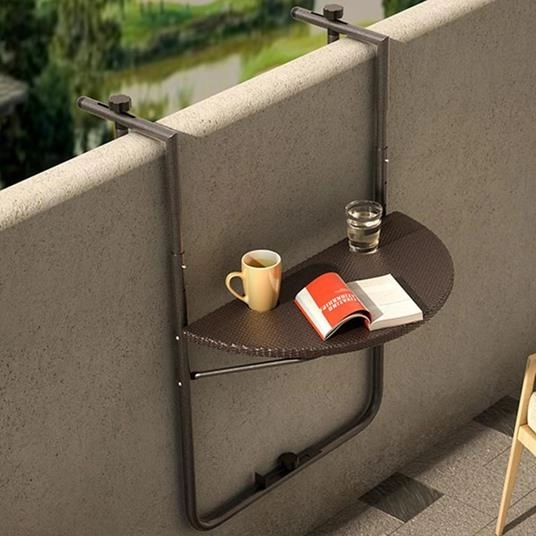 Foldable Balcony Table by ModernHome