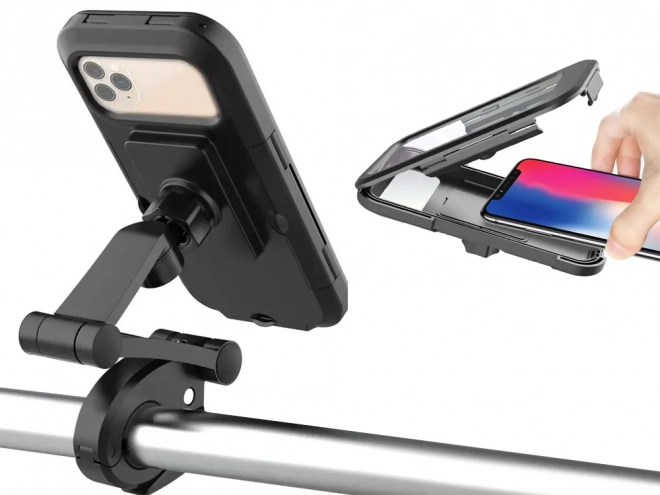Supporto impermeabile girevole per telefono da bici