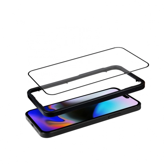 Antibacterial 3D armoured glass - tempered 9H Full Glue for iPhone 16 + installation frame – IPhone 16 Pro
