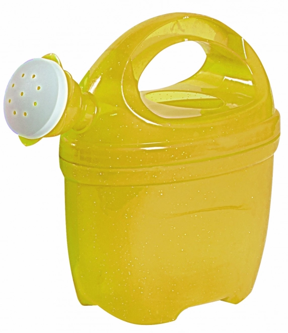 Androni Transparent Watering Can with Glitter 1.5 L – Yellow