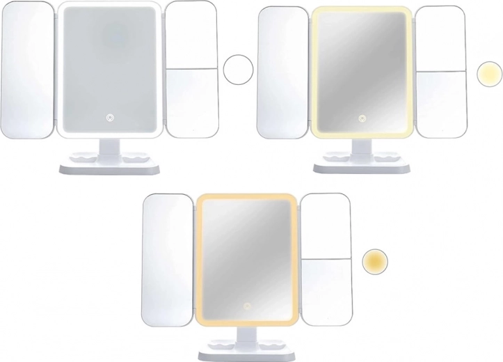 Tre temperature di luce e dimmer continuo