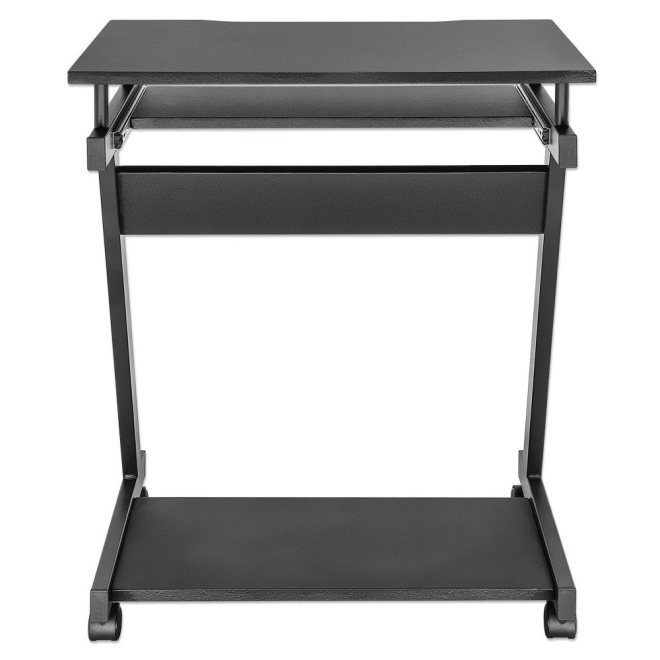 Mobile Computer Desk with Shelf