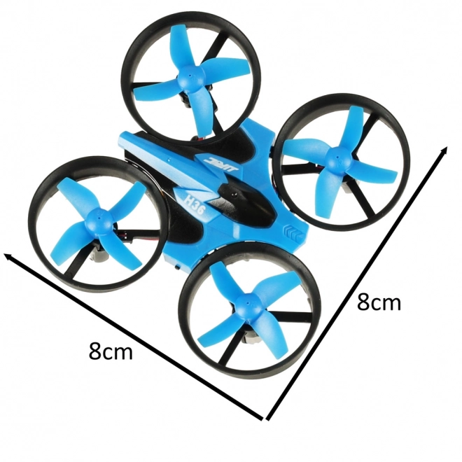 JJRC Mini RC-Drohne mit 6-Achsen-Gyroskop Schwarz – Blau
