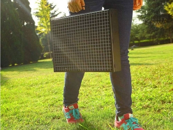 Portable Folding Charcoal Grill for Camping and BBQ