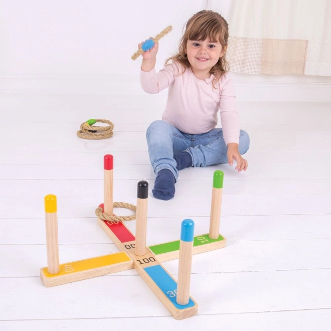 Bigjigs Toys Rzucanie pierścieniami