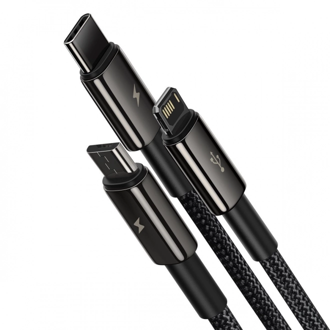 Baseus Tungsten Gold 3-in-1 USB Cable