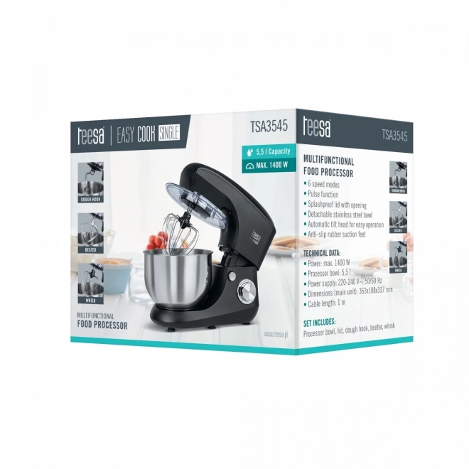 Kitchen Robot Easy Cook SINGLE Black