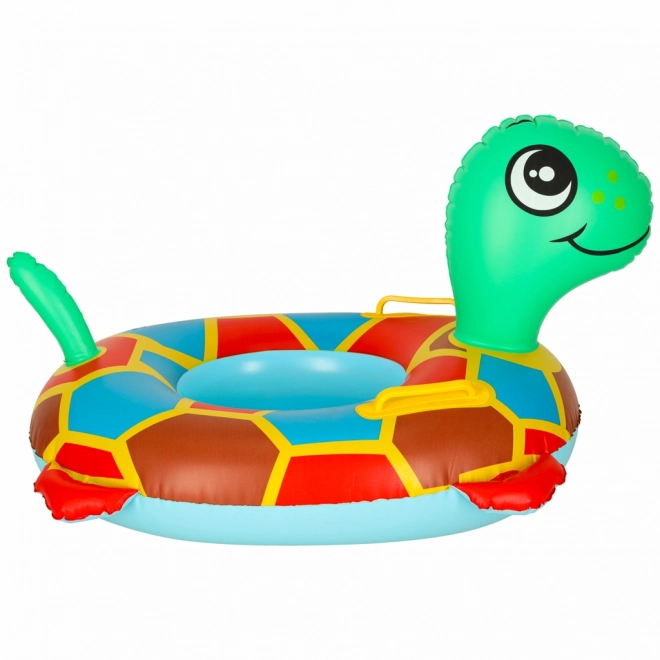 Inflatable Turtle Float with Seat for Babies