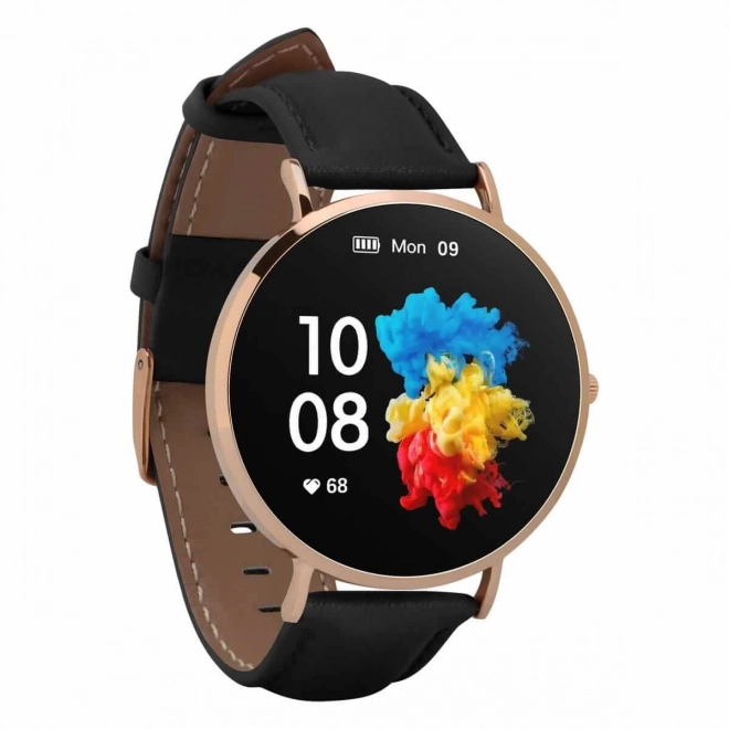 Verona Gold-Black Smartwatch