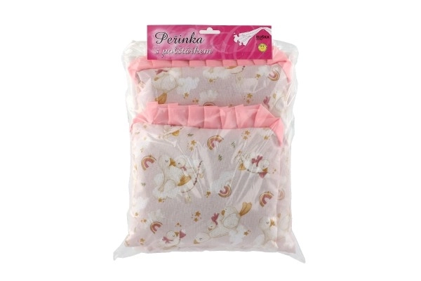 Set Copertina con Cuscino e Base per Bambole