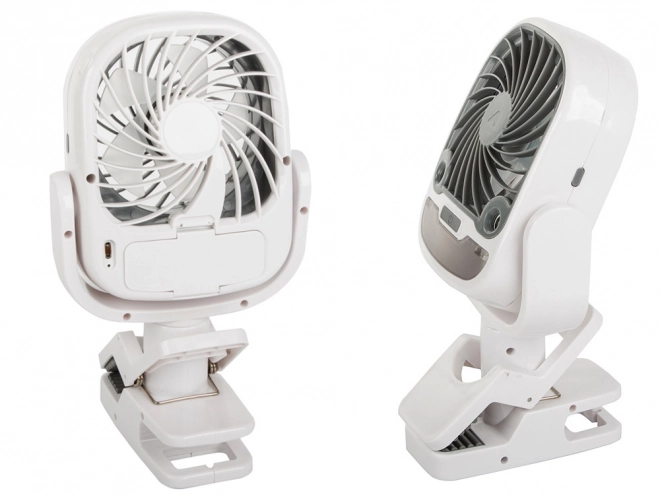 Ventilateur de bureau USB avec éclairage RGB et humidificateur 2-en-1