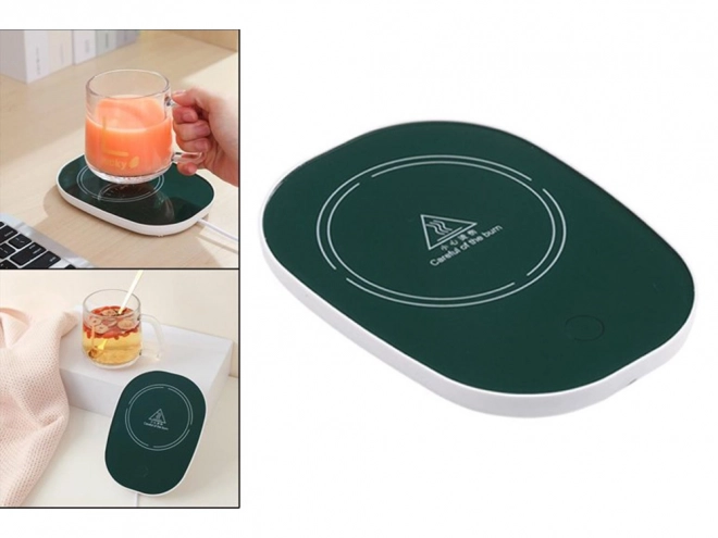 Scaldatazza elettrico per caffè e tè 16W, pannello LED impermeabile