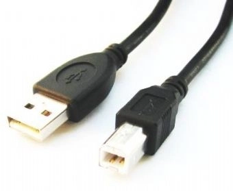 Usb 2.0 cable ab am-bm 3m black