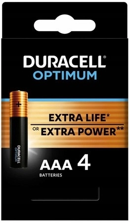 Optimum AAA Batteries - Pack of 4