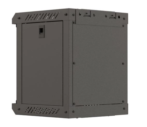 Wall-mounted server cabinet 10 inch 6U black