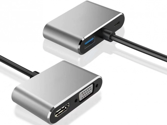 Adattatore USB-C HDMI 4K VGA Hub con Power Delivery