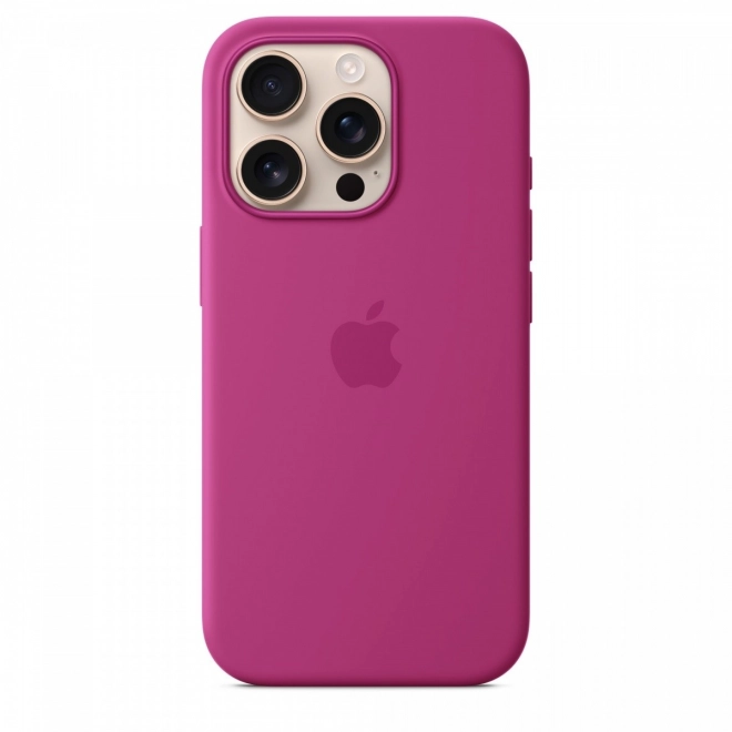 Silicone Case with MagSafe for iPhone 16 Pro - Vivid Pink