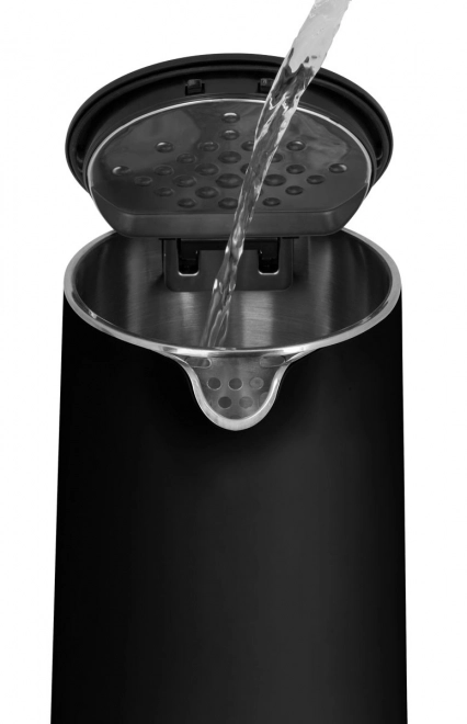 Bollitore elettrico doppia parete 1,5L nero