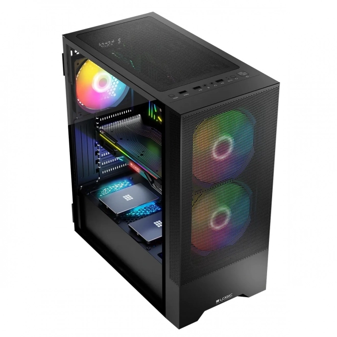 Arya ARGB USB 3.0 Midi Tower Black
