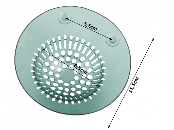 Filtro in silicone per scarico lavello con ventose