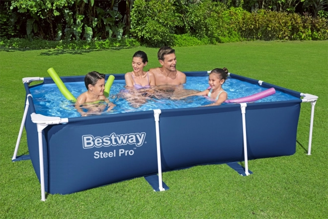 DeluxeJr Steel Pro Rack Pool 259x170x61 BESTWAY for garden