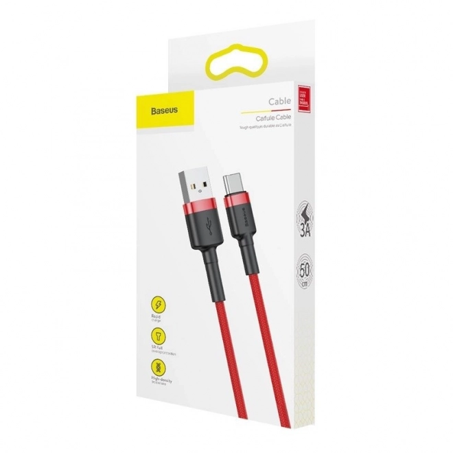 Baseus Cafule USB-C Kabel Rot 2m