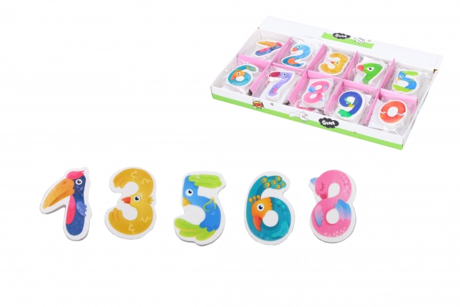 Eraser Lubricant Numerals