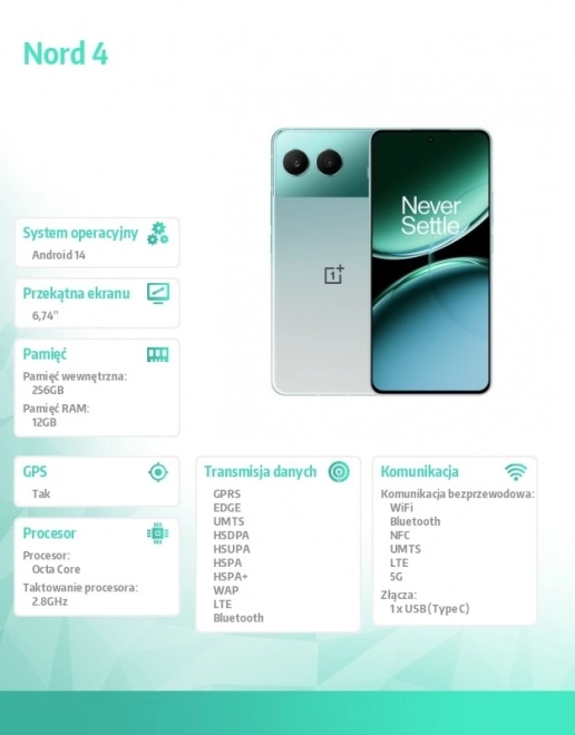 Nord 4 5G Green Smartphone