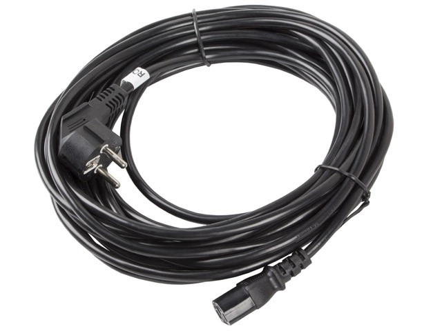 Cavo di alimentazione CEE 7/7 a IEC 320 C13 10m nero