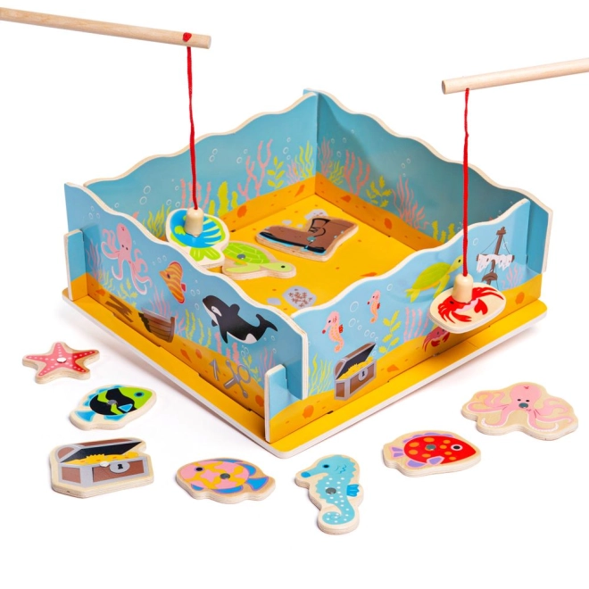 Ricco set di catture marine