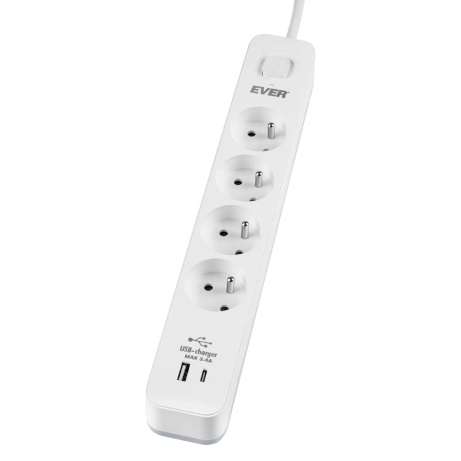 Přepěťová ochrana PROTECT 4PL 1A1C USB T/LZ12-PRO015/1000