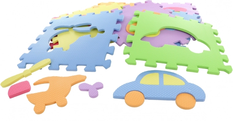 Removable shapes to develop skills