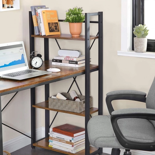 Integrated shelves for organization and space saving