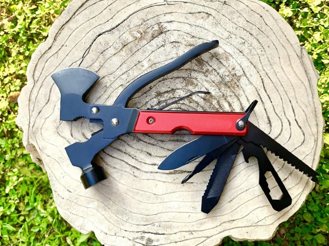 Multitool 17 Funzioni con Ascia e Martello