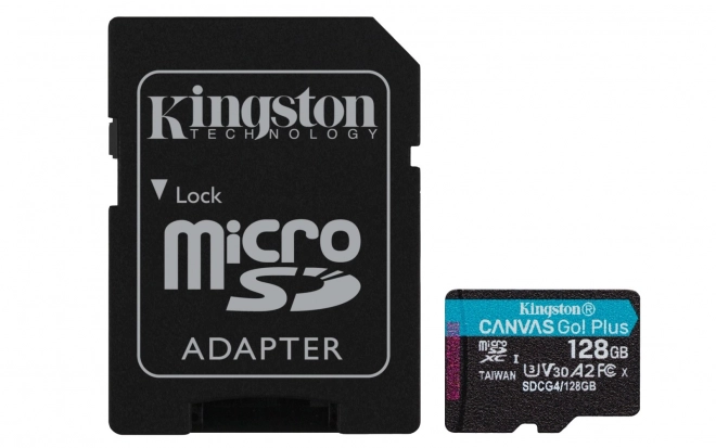 MicroSD card 128GB Canvas Go! Plus with adapter