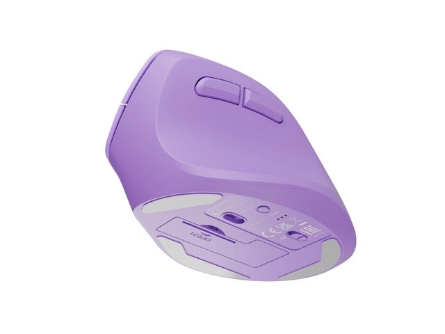 Wireless Vertical Mouse Pure Lavender Crake 2