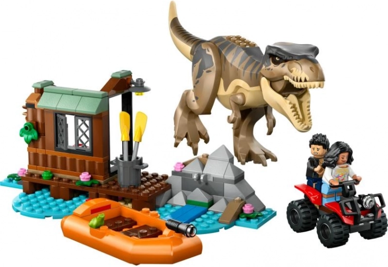 Destructible shed and boat launcher