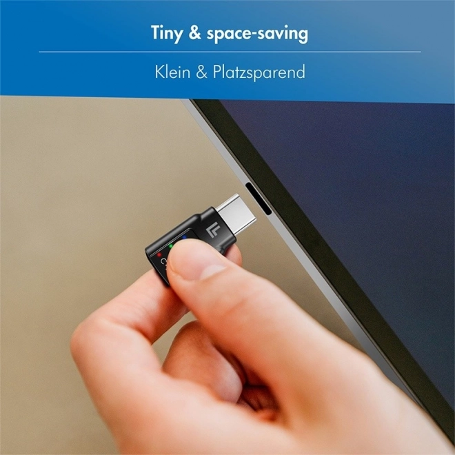 Audio Adapter USB-C/M to 3.5mm/F with DAC and EQ