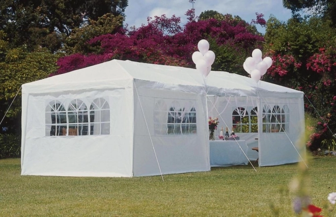White garden pavilion tent by MultiGarden