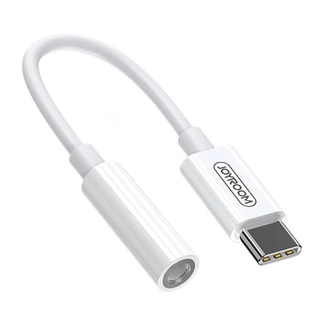 Joyroom digitální audio adaptér USB-C na 3,5mm bílý